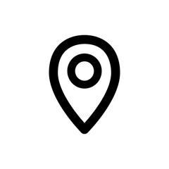 Location vector icon isolated on background. Trendy sweet symbol. Pixel perfect. illustration EPS 10.