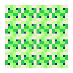 Verde concetto texture stampa tessile geometrico design vettoriale mattonella mosaico arte moderno