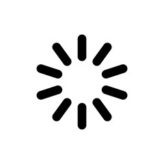 Loading vector icon isolated on background. Trendy sweet symbol. Pixel perfect. illustration EPS 10.