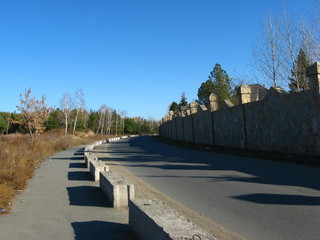 road in the countryside