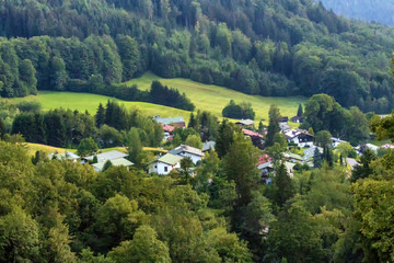 Rossfeld Panoramic Road at the summer evening