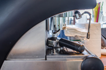 Cleaning espresso machine