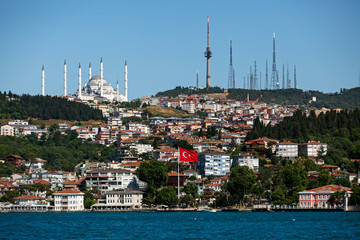 Camlica hill and mosque