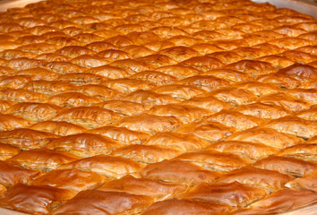 Handmade baklava