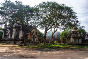 Sacred Buddha image in the temple