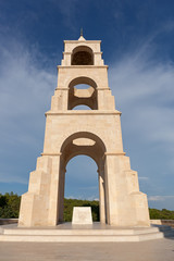 Fototapeta na wymiar Canakkale (Dardanelles) martyrs memorial monument in Gallipoli, Turkey