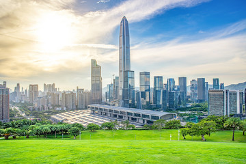 Shenzhen Futian CBD skyline