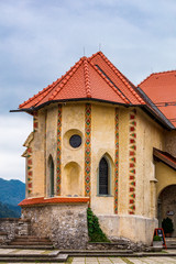 Fototapeta na wymiar Burg von Bled in Slowenien