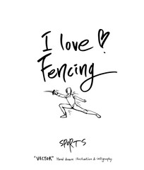 스포츠 포스터 / 손으로 그린 스포츠 그림