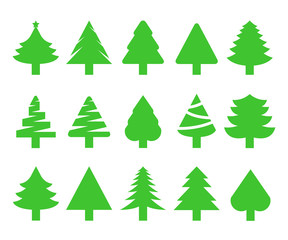 Obraz premium Christmas trees