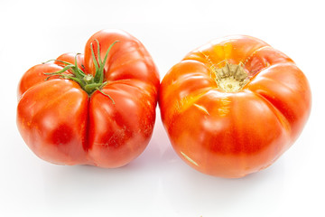 tomatoes isolated on white background