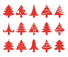 Obraz premium Christmas trees