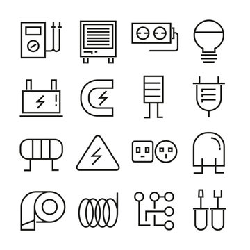 electricity icons