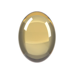 Citrine, Jewel, Gemstone, Oval Shape