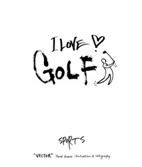 스포츠 포스터 / 손으로 그린 스포츠 그림