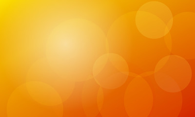 Year old orange bokeh background