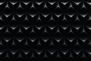 Abstract dark background of polygonal triagles shape
