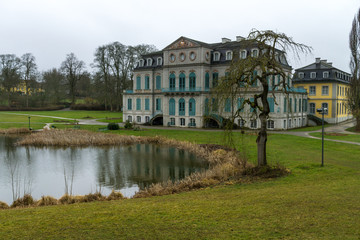 Fototapeta na wymiar Castle Wilhelmsthal Located Near Kassel, Germany - Wilhelmstal