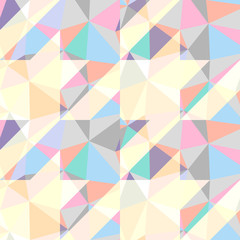 Seamless geometric pattern. Classic Hounds-tooth pattern in a low poly style. Vector image.