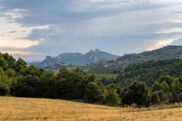 Panorama with Mountains in Background Provence, France