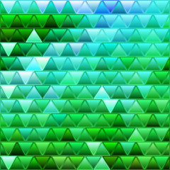 abstract vector stained-glass triangle mosaic background