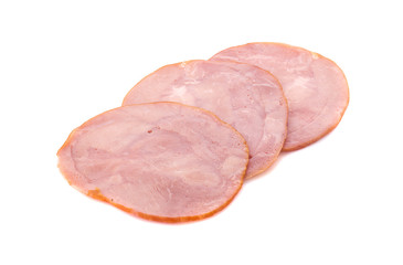 bacon isolated on white background
