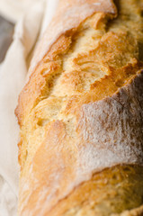 Fresh baguette delish crispy