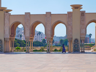 Mosque of Hassan II in Casablanca