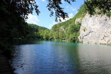 view in the lovely N.P. Plitvice, Croatia