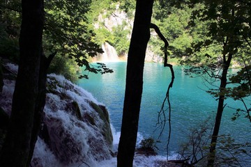 view in the lovely N.P. Plitvice, Croatia