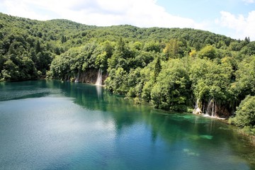 view in the lovely N.P. Plitvice, Croatia
