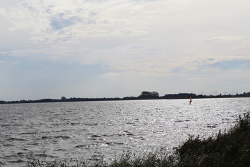 On the "Great Sea" in Ostfriesland, Germany - popular with surfers