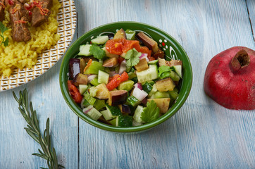 Azerbaijani Mangal salad