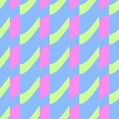 Seamless pattern background with abstract elements, colorful illustration