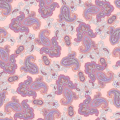 ペイズリーのシームレスパターン,