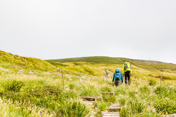 Obraz premium 初秋の登山道 山形県月山