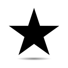 Star icon vector. Classic rank isolated. Trendy flat favorite design. Star web site pictogram, mobile app