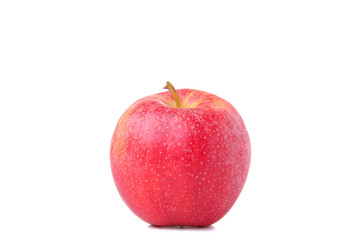 Fresh red apple isolated on white