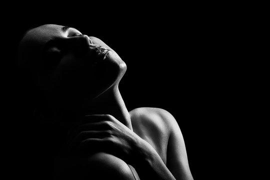 Fototapeta sensual aroused woman