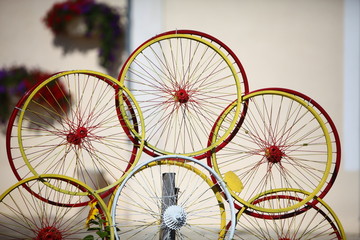 Roues de bicyclettes