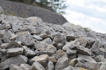 steine natursteine granit steinbruch natur landschaft küste steinküste himmel