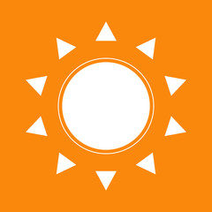 Illustration of sun. vector image of sun