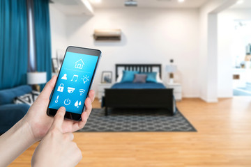 Use smart home apps on smart phones