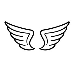 Two wings illustration