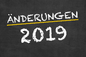 Änderungen 2019