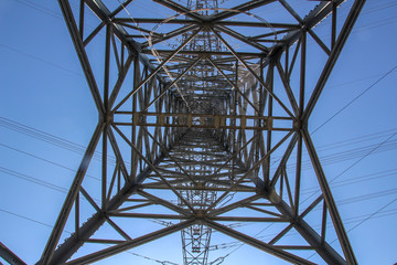detail from an electrical pylon