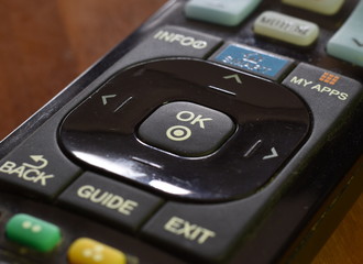 telecomando del televisore tasto OK