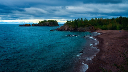Black Beach at Silver Bay Minnesota