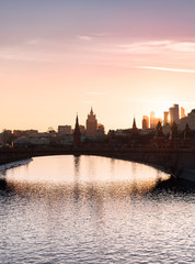 tower bridge at sunset