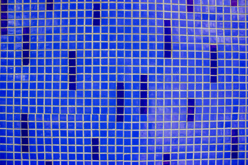 mosaic background blue and blue color